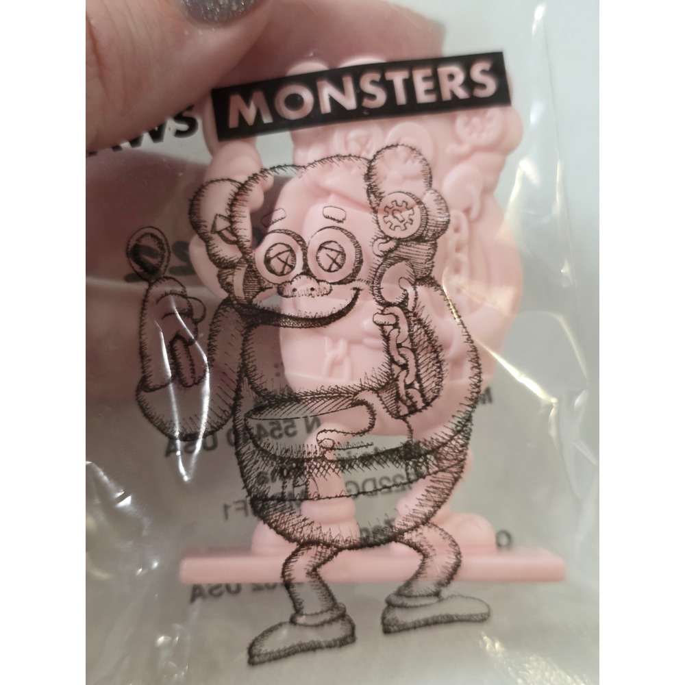 KAWS Figure OS‎ Pink New Franken Berry Monsters 2022 Promo